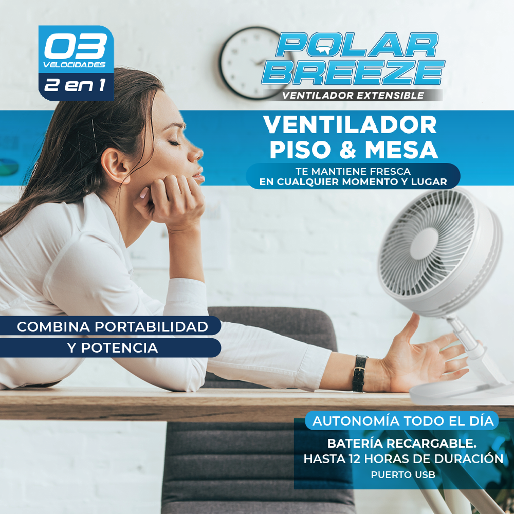 Polar Breeze Fan Ventilador Extensible