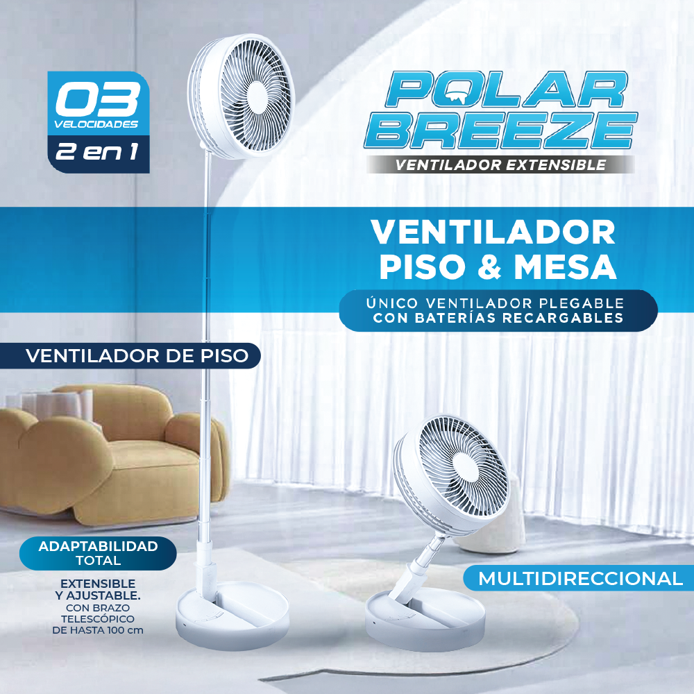 Polar Breeze Fan Ventilador Extensible